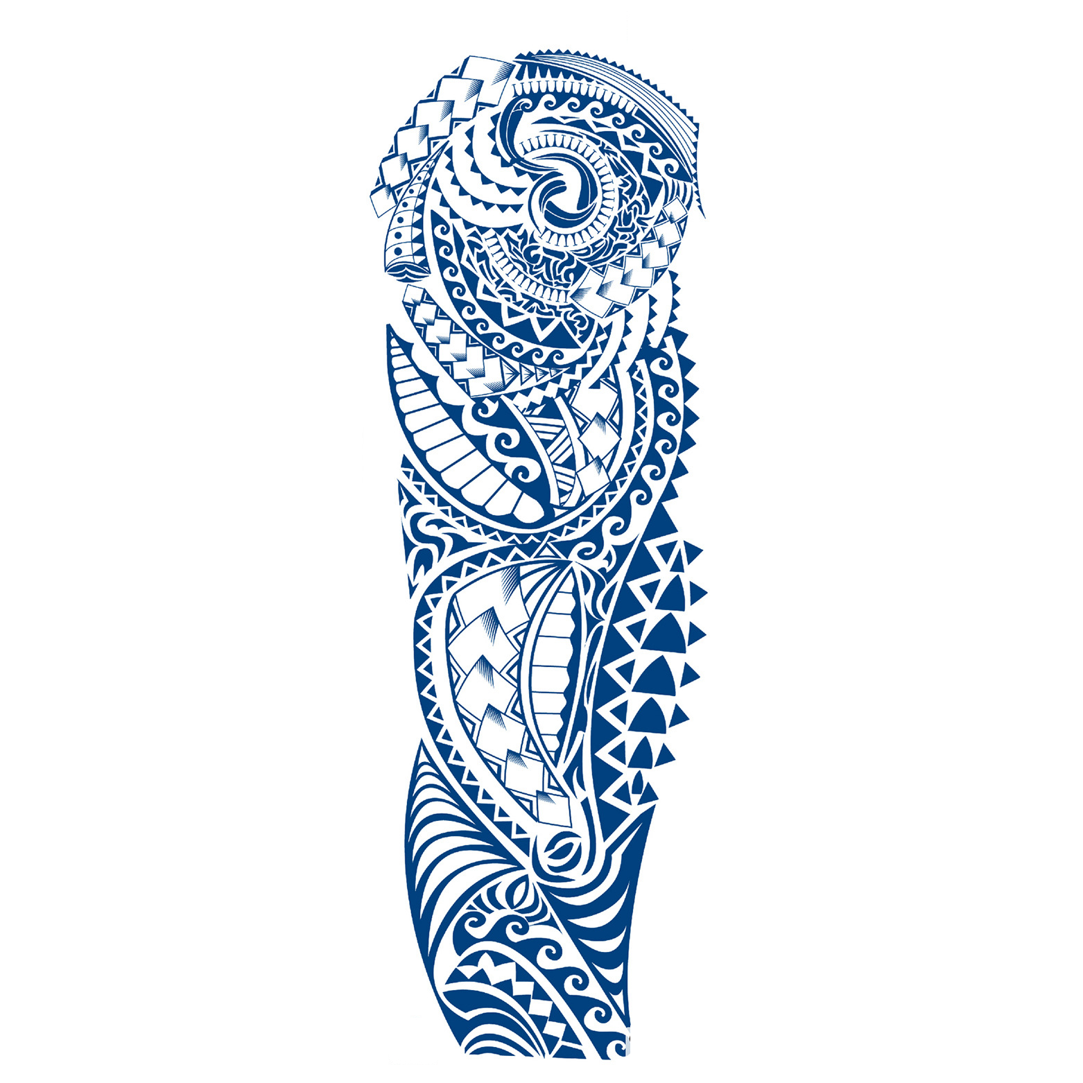Buy ID 9150-1 Pair of Tribal Wave Symbols Tattoo Design Art Iron On  Applique Patch Online at desertcartKUWAIT